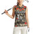 Pearl Harbor Remembrance Day Personalized Women Sleeveless Polo Shirt Memories of December 7 with Red Poppy Lei - Wonder Print Shop
