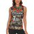 Pearl Harbor Remembrance Day Personalized Women Sleeveless Polo Shirt Memories of December 7 with Red Poppy Lei - Wonder Print Shop