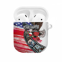Pearl Harbor Remembrance Day AirPods Case Lest We Forget - The Bald Eagle Remembers - Wonder Print Shop