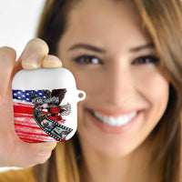 Pearl Harbor Remembrance Day AirPods Case Lest We Forget - The Bald Eagle Remembers - Wonder Print Shop