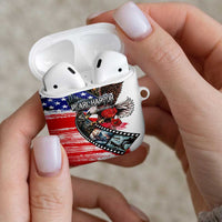 Pearl Harbor Remembrance Day AirPods Case Lest We Forget - The Bald Eagle Remembers - Wonder Print Shop