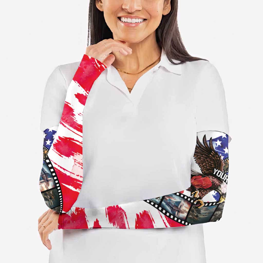 Pearl Harbor Remembrance Day Personalized Arm Sleeves Lest We Forget - The Bald Eagle Remembers - Wonder Print Shop