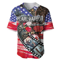 Pearl Harbor Remembrance Day Personalized Baseball Jersey Lest We Forget - The Bald Eagle Remembers - Wonder Print Shop