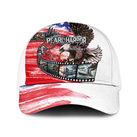 Pearl Harbor Remembrance Day Personalized Baseball Net Cap Lest We Forget-The Bald Eagle Remembers - Wonder Print Shop