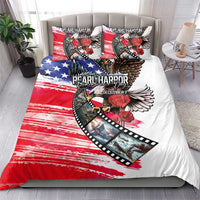 Pearl Harbor Remembrance Day Bedding Set Lest We Forget - The Bald Eagle Remembers - Wonder Print Shop