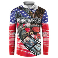 Pearl Harbor Remembrance Day Personalized Button Sweatshirt Lest We Forget - The Bald Eagle Remembers - Wonder Print Shop