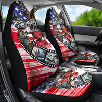 Pearl Harbor Remembrance Day Car Seat Cover Lest We Forget - The Bald Eagle Remembers - Wonder Print Shop