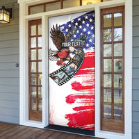 Pearl Harbor Remembrance Day Personalized Door Cover Lest We Forget - The Bald Eagle Remembers - Wonder Print Shop