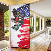 Pearl Harbor Remembrance Day Personalized Door Cover Lest We Forget - The Bald Eagle Remembers - Wonder Print Shop