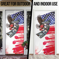 Pearl Harbor Remembrance Day Personalized Door Cover Lest We Forget - The Bald Eagle Remembers - Wonder Print Shop