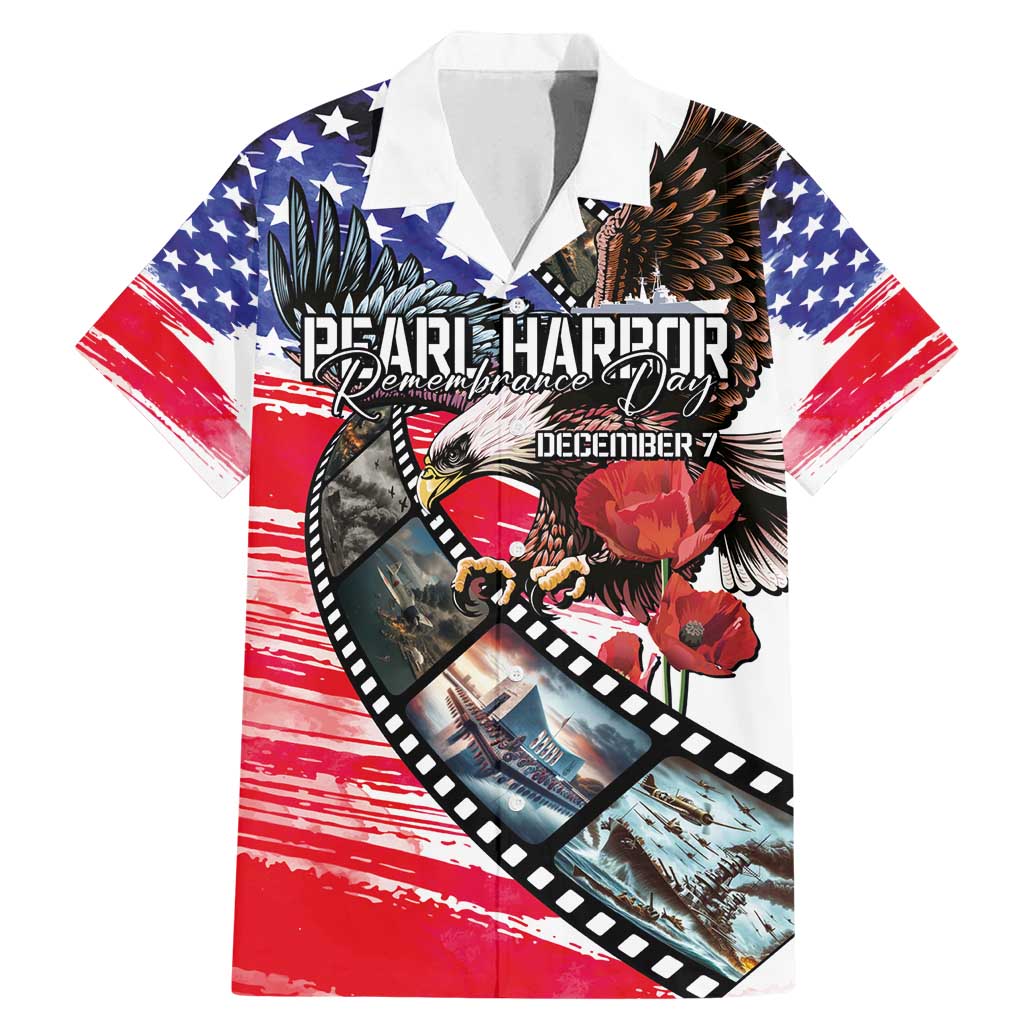 Pearl Harbor Remembrance Day Personalized Family Matching Mermaid Dress and Hawaiian Shirt Lest We Forget - The Bald Eagle Remembers - Wonder Print Shop