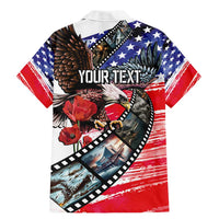 Pearl Harbor Remembrance Day Personalized Family Matching Mermaid Dress and Hawaiian Shirt Lest We Forget - The Bald Eagle Remembers - Wonder Print Shop