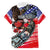 Pearl Harbor Remembrance Day Personalized Family Matching Off The Shoulder Long Sleeve Dress and Hawaiian Shirt Lest We Forget - The Bald Eagle Remembers - Wonder Print Shop