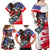 Pearl Harbor Remembrance Day Personalized Family Matching Off Shoulder Maxi Dress and Hawaiian Shirt Lest We Forget - The Bald Eagle Remembers - Wonder Print Shop
