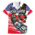 Pearl Harbor Remembrance Day Personalized Family Matching Off Shoulder Maxi Dress and Hawaiian Shirt Lest We Forget - The Bald Eagle Remembers - Wonder Print Shop