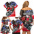 Pearl Harbor Remembrance Day Personalized Family Matching Off Shoulder Short Dress and Hawaiian Shirt Lest We Forget - The Bald Eagle Remembers - Wonder Print Shop