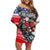 Pearl Harbor Remembrance Day Personalized Family Matching Off Shoulder Short Dress and Hawaiian Shirt Lest We Forget - The Bald Eagle Remembers - Wonder Print Shop