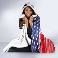 Pearl Harbor Remembrance Day Hooded Blanket Lest We Forget - The Bald Eagle Remembers - Wonder Print Shop