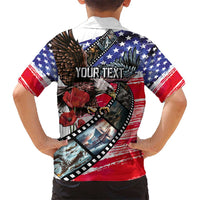 Pearl Harbor Remembrance Day Personalized Kid Hawaiian Shirt Lest We Forget - The Bald Eagle Remembers - Wonder Print Shop