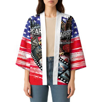 Pearl Harbor Remembrance Day Personalized Kimono Lest We Forget - The Bald Eagle Remembers - Wonder Print Shop
