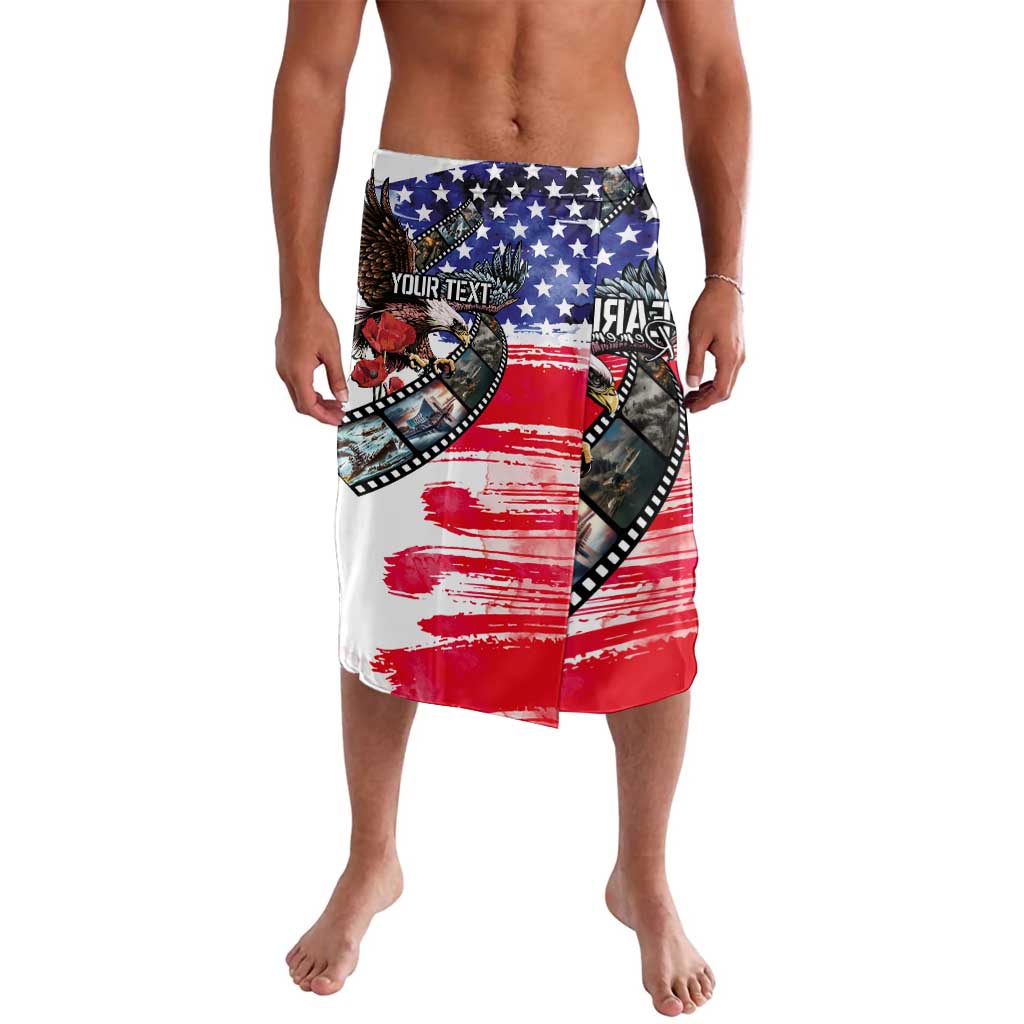 Pearl Harbor Remembrance Day Personalized Lavalava Lest We Forget - The Bald Eagle Remembers - Wonder Print Shop