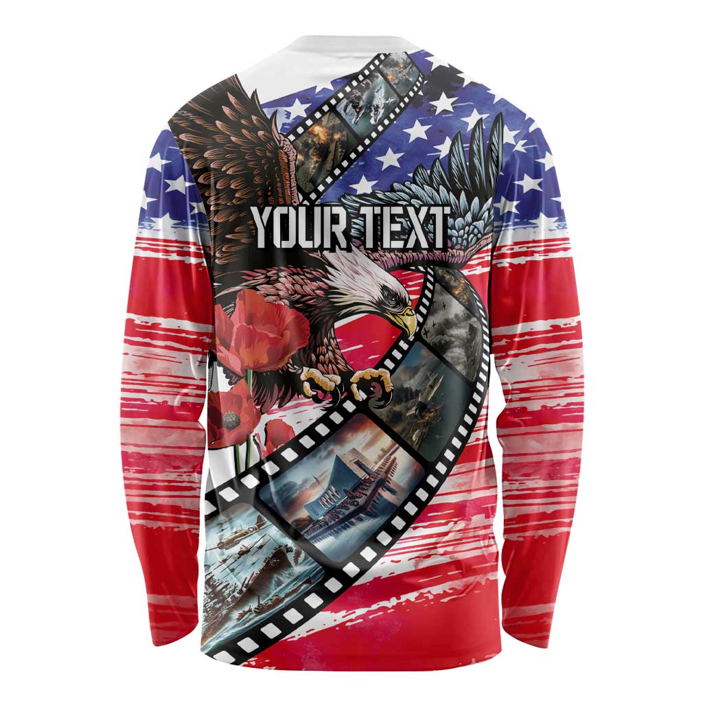 Pearl Harbor Remembrance Day Personalized Long Sleeve Shirt Lest We Forget - The Bald Eagle Remembers - Wonder Print Shop