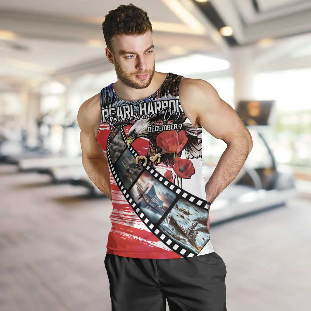 Pearl Harbor Remembrance Day Personalized Men Tank Top Lest We Forget - The Bald Eagle Remembers - Wonder Print Shop