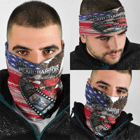 Pearl Harbor Remembrance Day Neck Gaiter Lest We Forget - The Bald Eagle Remembers - Wonder Print Shop