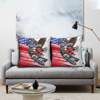 Pearl Harbor Remembrance Day Pillow Cover Lest We Forget - The Bald Eagle Remembers - Wonder Print Shop