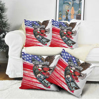 Pearl Harbor Remembrance Day Pillow Cover Lest We Forget - The Bald Eagle Remembers - Wonder Print Shop