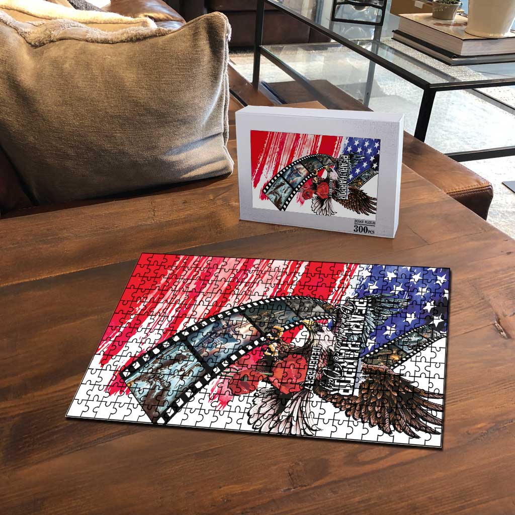 Pearl Harbor Remembrance Day Puzzle Lest We Forget - The Bald Eagle Remembers - Wonder Print Shop
