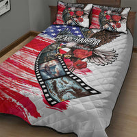 Pearl Harbor Remembrance Day Quilt Bed Set Lest We Forget - The Bald Eagle Remembers - Wonder Print Shop