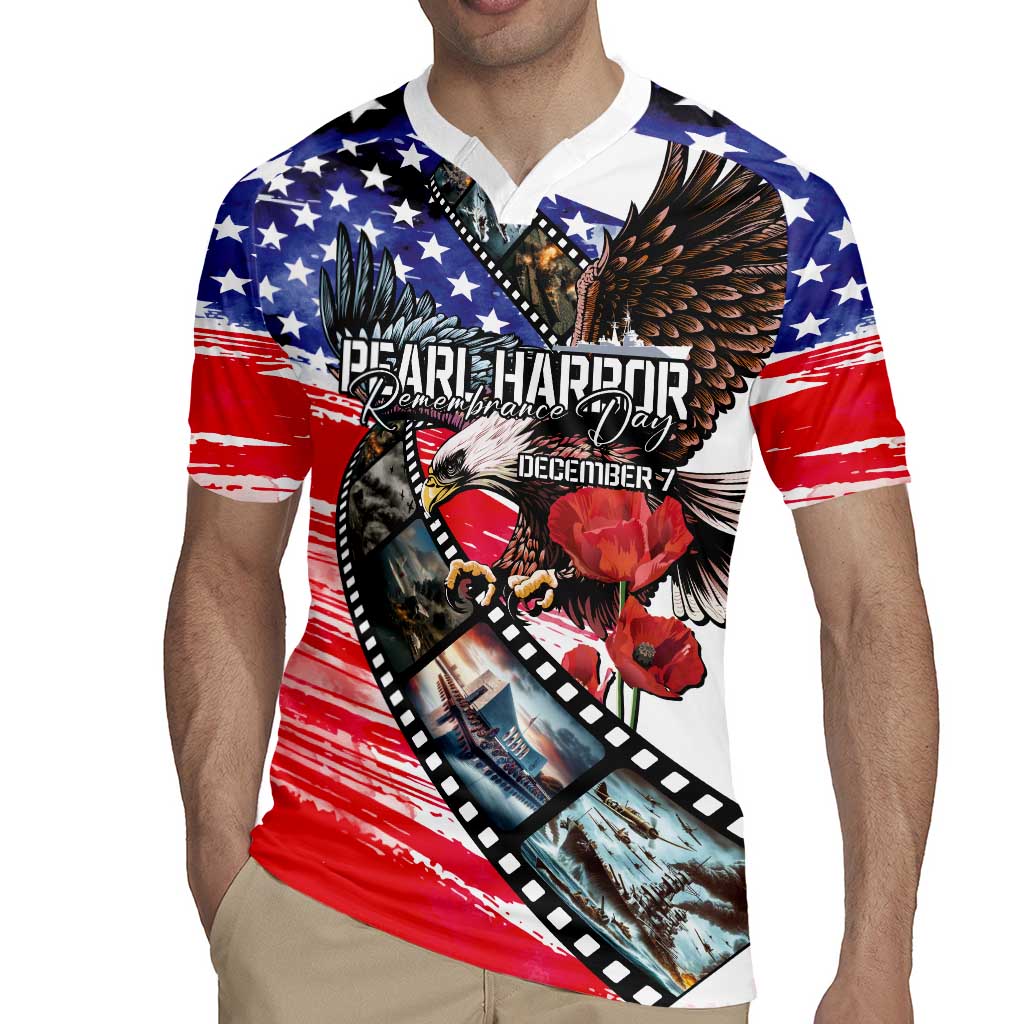 Pearl Harbor Remembrance Day Personalized Rugby Jersey Lest We Forget - The Bald Eagle Remembers - Wonder Print Shop