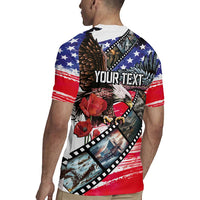 Pearl Harbor Remembrance Day Personalized Rugby Jersey Lest We Forget - The Bald Eagle Remembers - Wonder Print Shop