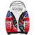 Pearl Harbor Remembrance Day Personalized Sherpa Hoodie Lest We Forget - The Bald Eagle Remembers - Wonder Print Shop