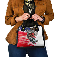 Pearl Harbor Remembrance Day Shoulder Handbag Lest We Forget - The Bald Eagle Remembers - Wonder Print Shop