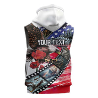 Pearl Harbor Remembrance Day Personalized Sleeveless Hoodie Lest We Forget - The Bald Eagle Remembers - Wonder Print Shop