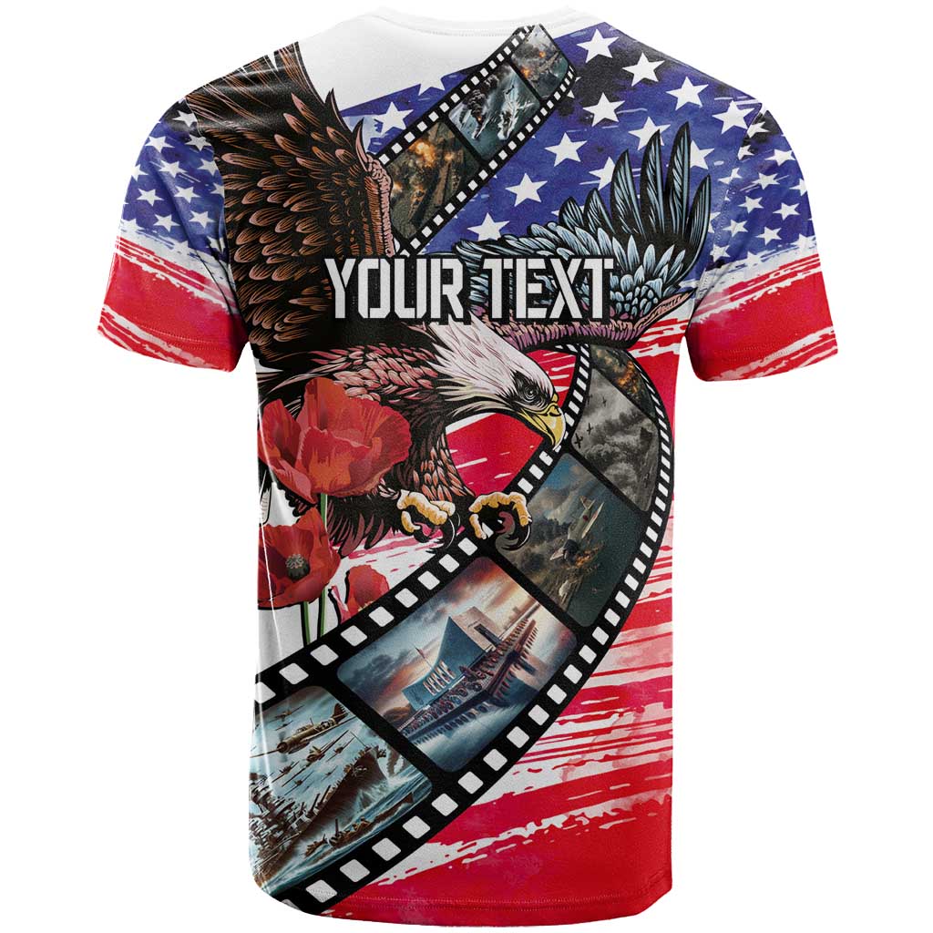 Pearl Harbor Remembrance Day Personalized T Shirt Lest We Forget - The Bald Eagle Remembers - Wonder Print Shop