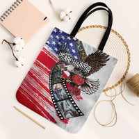 Pearl Harbor Remembrance Day Tote Bag Lest We Forget - The Bald Eagle Remembers - Wonder Print Shop
