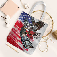 Pearl Harbor Remembrance Day Tote Bag Lest We Forget - The Bald Eagle Remembers - Wonder Print Shop