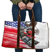 Pearl Harbor Remembrance Day Travel Bag Lest We Forget - The Bald Eagle Remembers - Wonder Print Shop