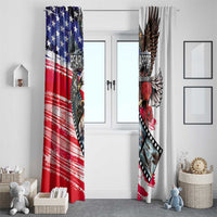 Pearl Harbor Remembrance Day Window Curtain Lest We Forget - The Bald Eagle Remembers - Wonder Print Shop