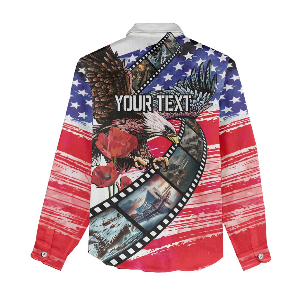 Pearl Harbor Remembrance Day Personalized Women Casual Shirt Lest We Forget - The Bald Eagle Remembers - Wonder Print Shop