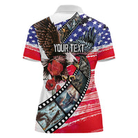 Pearl Harbor Remembrance Day Personalized Women Polo Shirt Lest We Forget - The Bald Eagle Remembers - Wonder Print Shop