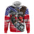 Pearl Harbor Remembrance Day Personalized Zip Hoodie Lest We Forget - The Bald Eagle Remembers - Wonder Print Shop