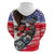 Pearl Harbor Remembrance Day Personalized Zip Hoodie Lest We Forget - The Bald Eagle Remembers - Wonder Print Shop