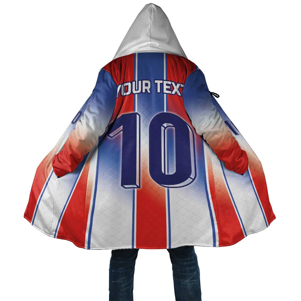 Custom France National Football Cloak Paris Architecture-Inspired Geometry - Wonder Print Shop