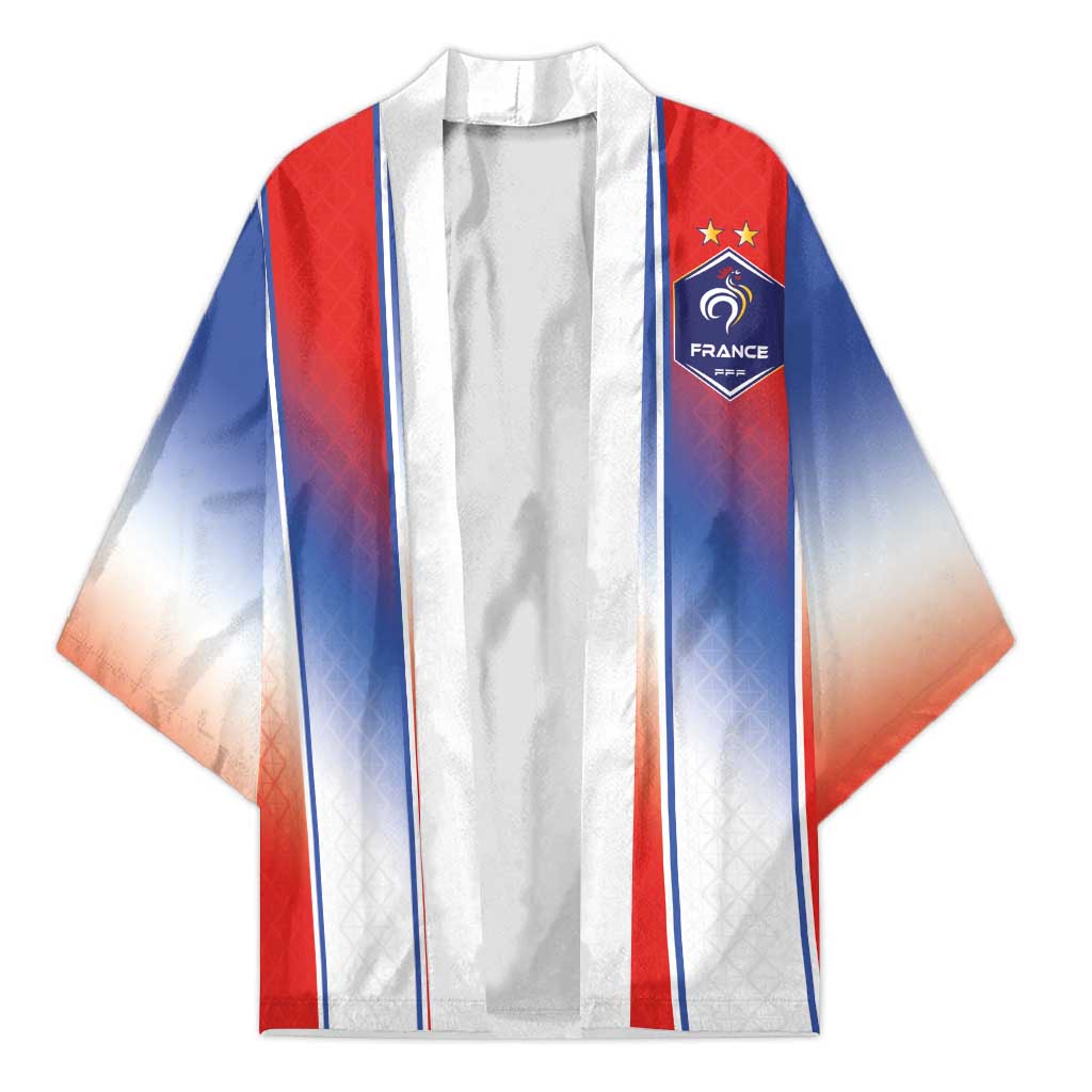Custom France National Football Kimono Paris Architecture-Inspired Geometry - Wonder Print Shop