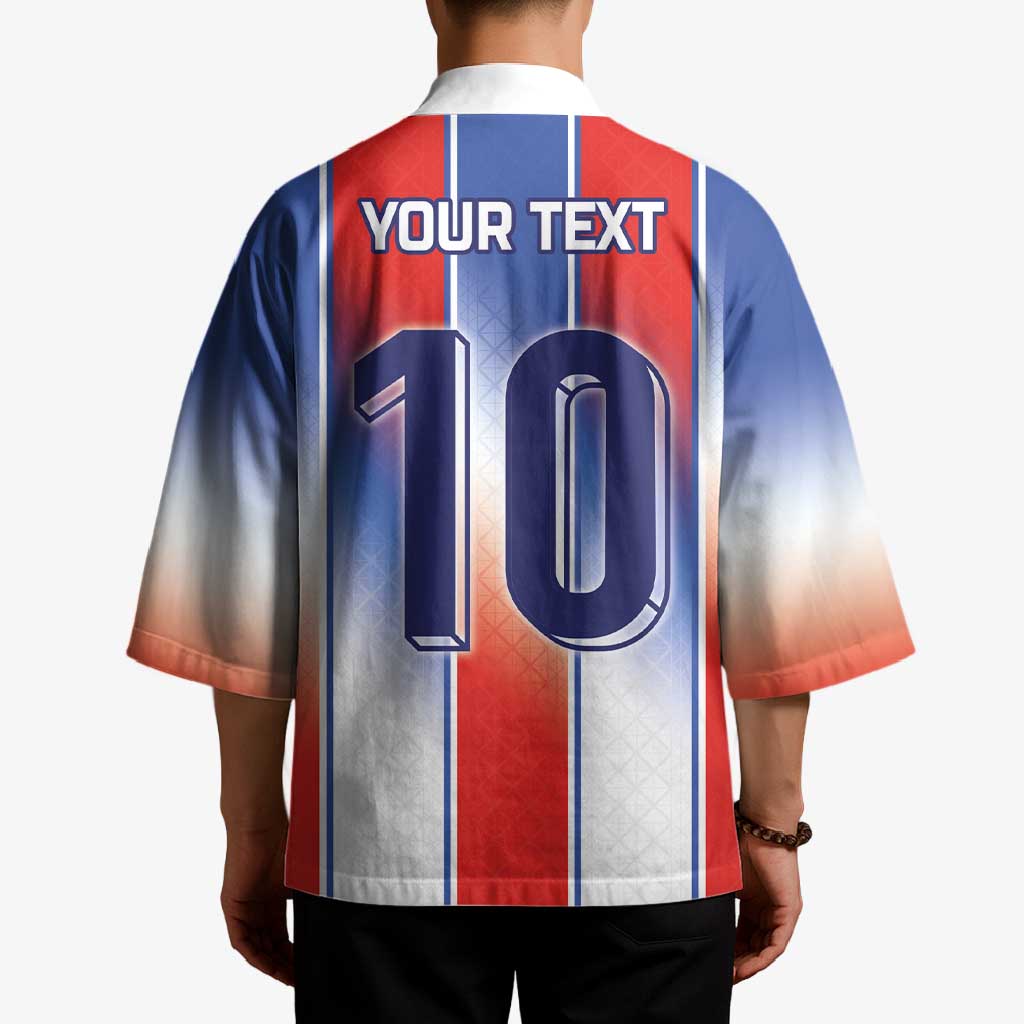 Custom France National Football Kimono Paris Architecture-Inspired Geometry - Wonder Print Shop