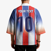 Custom France National Football Kimono Paris Architecture-Inspired Geometry - Wonder Print Shop